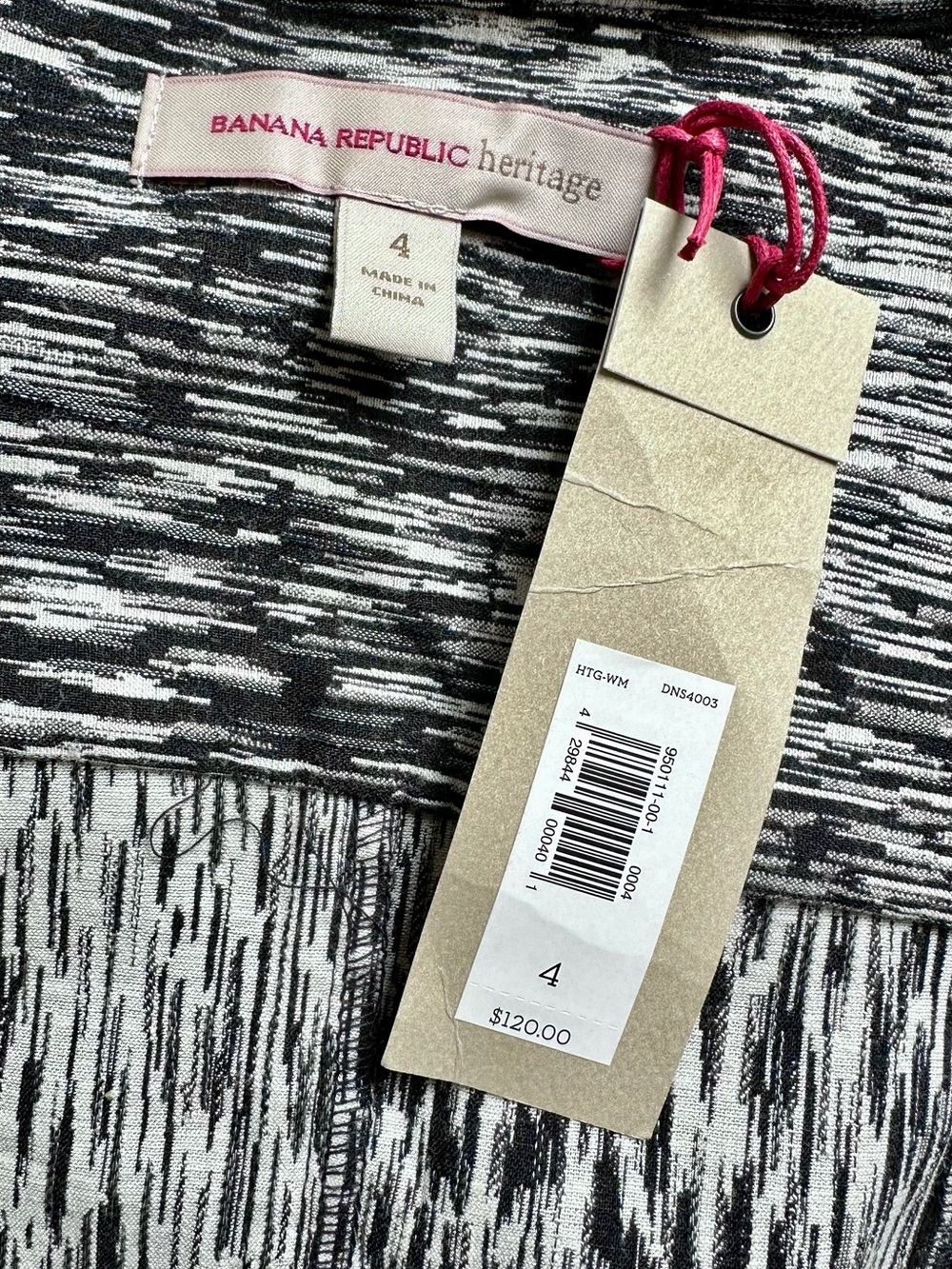NWT Banana Republic Heritage Sleeveless Belted Shirt Dress – Size 4 - Picture 4 of 4